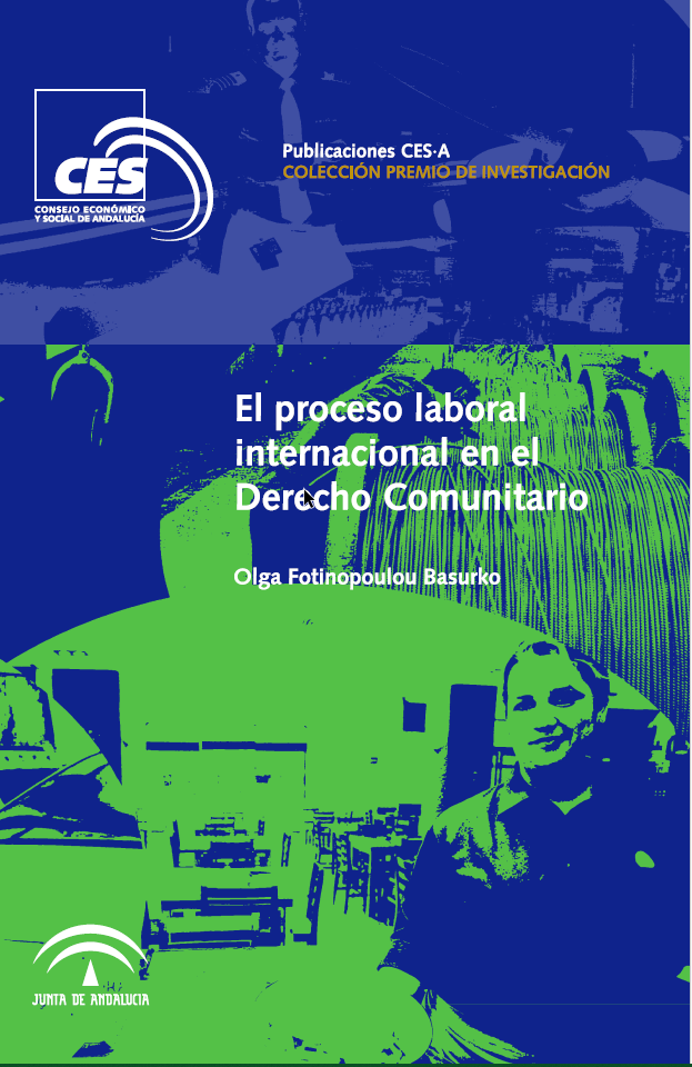 El proceso laboral internacional en el Derecho Comunitario. Portada