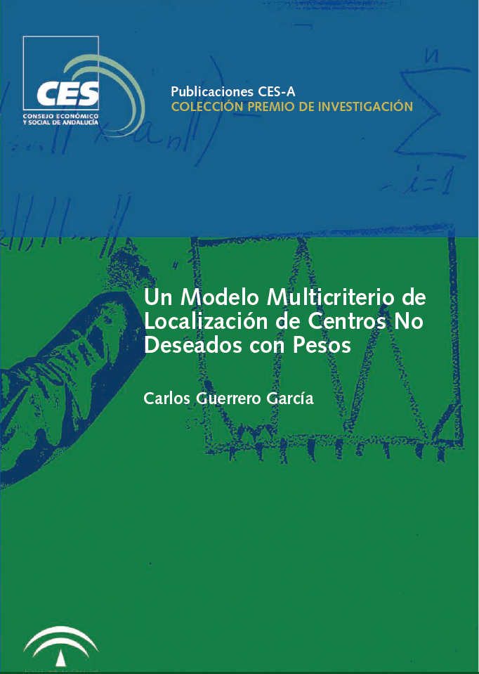 Portada Un modelo multicriterio de localización de centros no deseados con pesos