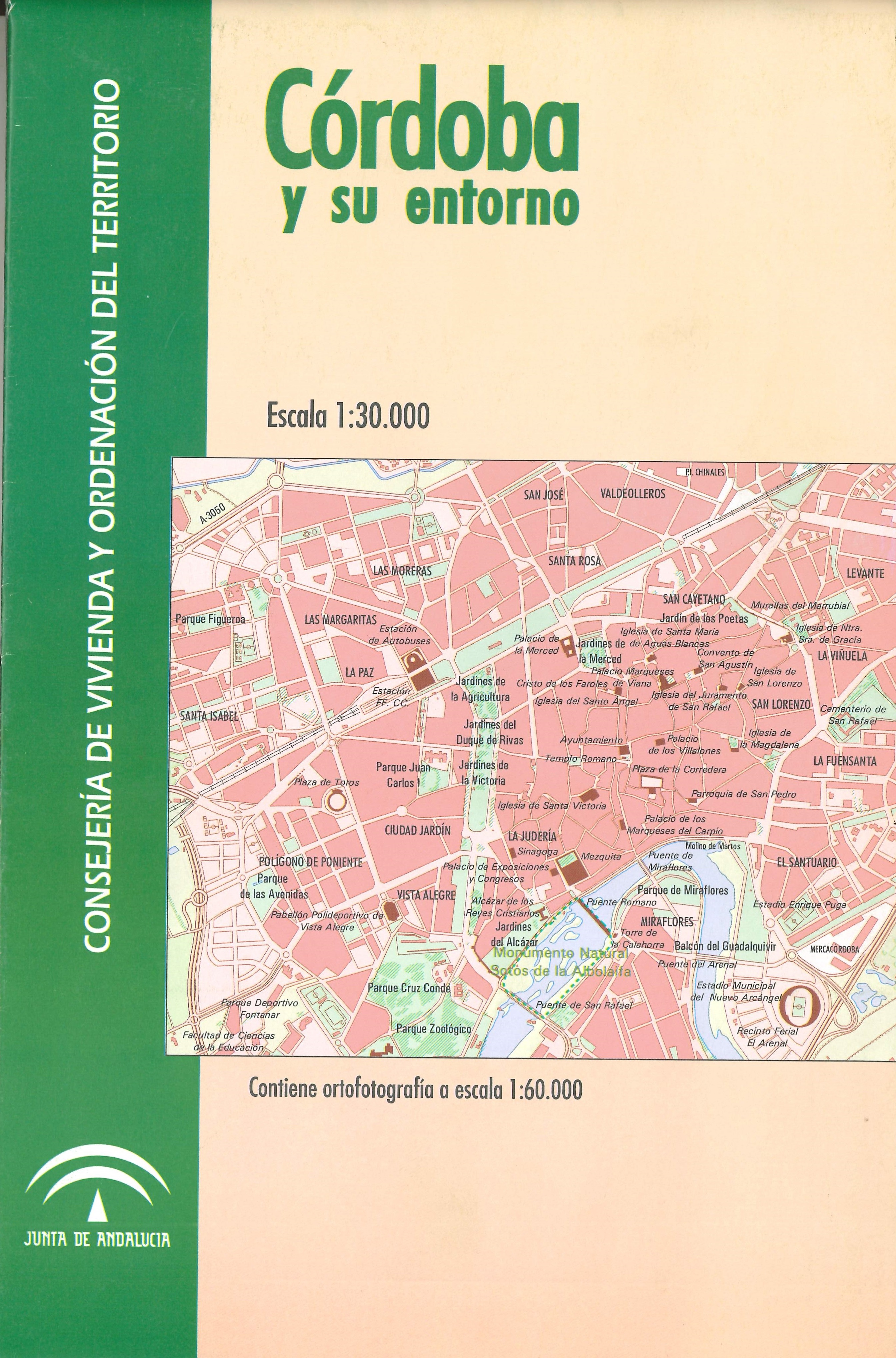 Imagen representativa de la publicación Córdoba y su entorno, escala 1:30.000