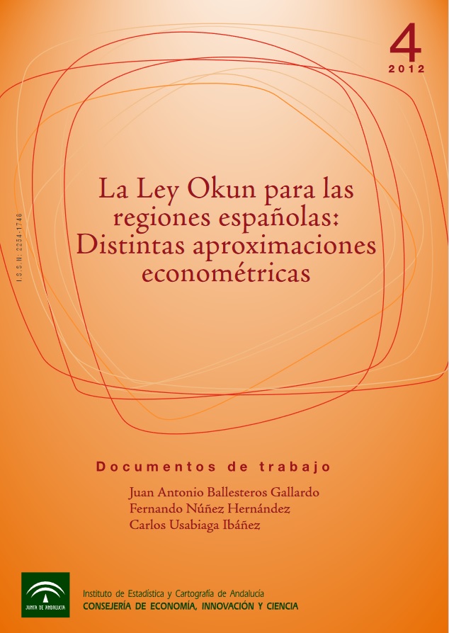 Imagen representativa de la publicación Ley Okun para las regiones españolas: distintas aproximaciones econométricas