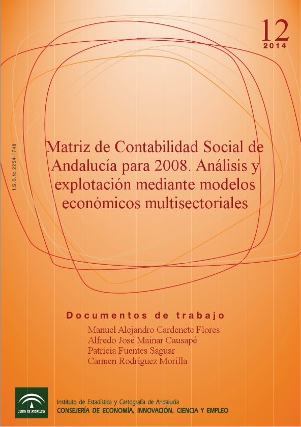 Imagen representativa de la publicación Matriz de Contabilidad Social de Andalucía para 2008_pdf