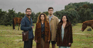 El elenco de la obra ‘Electra’, dirigida por Fernanda Orazi