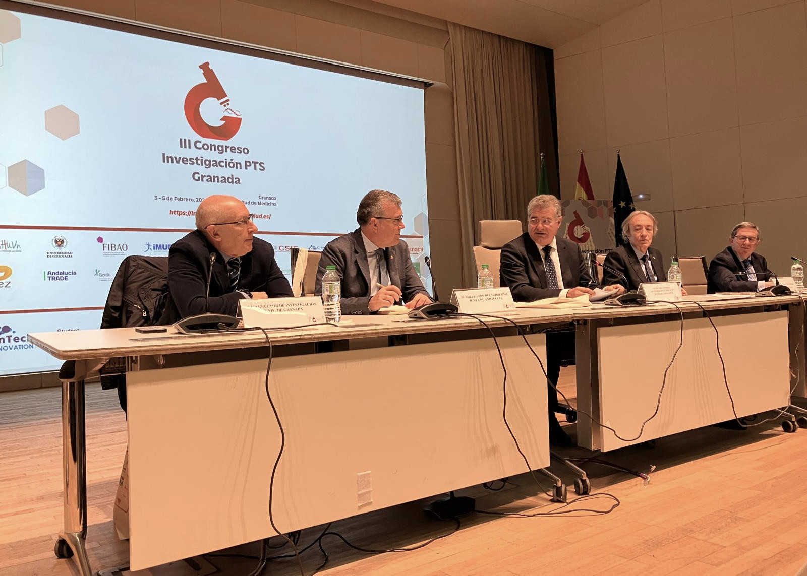 Posadas en la inauguración del III Congreso de Investigación PTS Granada