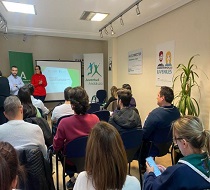 Encuentro celebrado en la Sala Joven de la Dirección Provincial del IAJ en Jaén