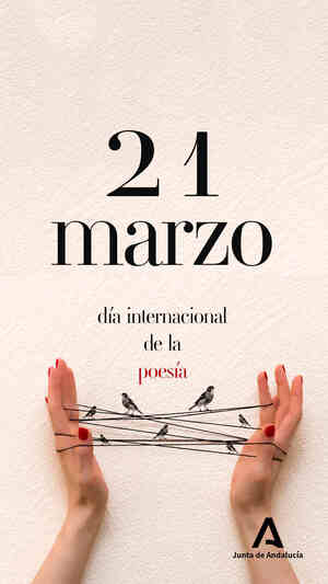 Detalle del cartel del Día Mundial de la Poesía