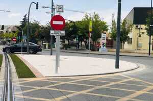 La mejora de la visibilidad en las glorietas ha disminuido el número de frenadas de urgencia del metro.