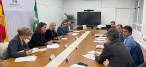 Hoy se han celebrado sendas comisiones mixtas de seguimiento de los convenios de colaboración suscritos para la construcción y puesta en marcha del Tranvía de la Bahía de Cádiz.