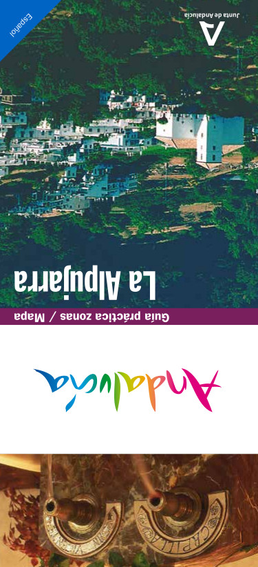 Fotografía de la primera página del folleto plegado