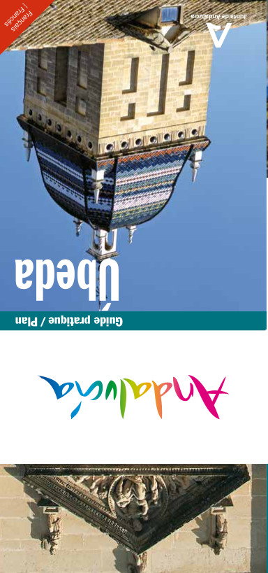 Fotografía de la primera página del folleto plegado