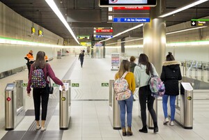 Estación de El Perchel del metro de Málaga.