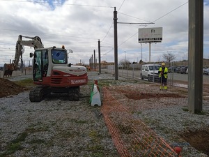 Obras cubierta vegetal Metro de Granada
