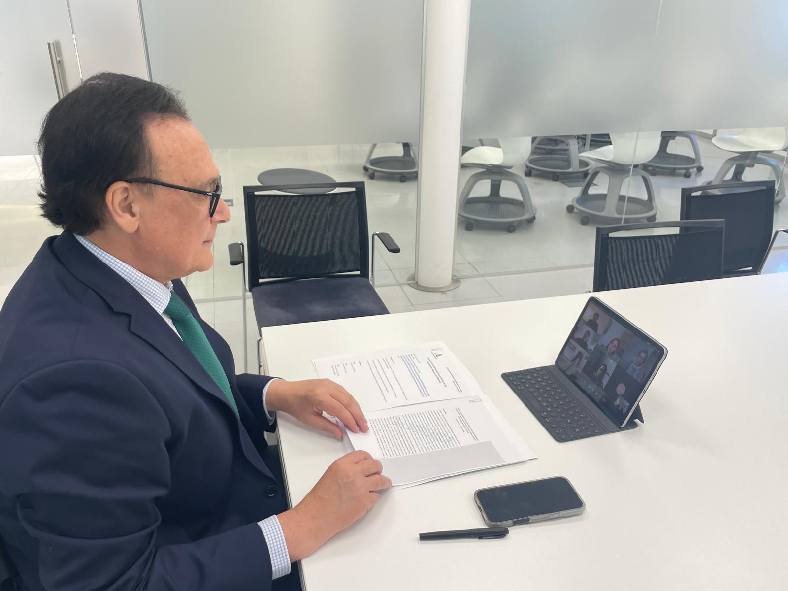 Villamandos en reunión telemática