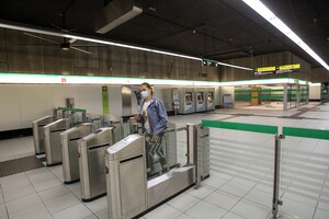 A pesar de la pandemia los viajeros han valorado positivamente el servicio del Metro de Málaga.