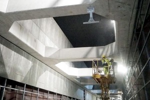 Inicio de los trabajos de implantación de los soportes de fijación de la catenaria.