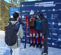 Los jóvenes deportistas Gonzalo Casares y Laia Sellés