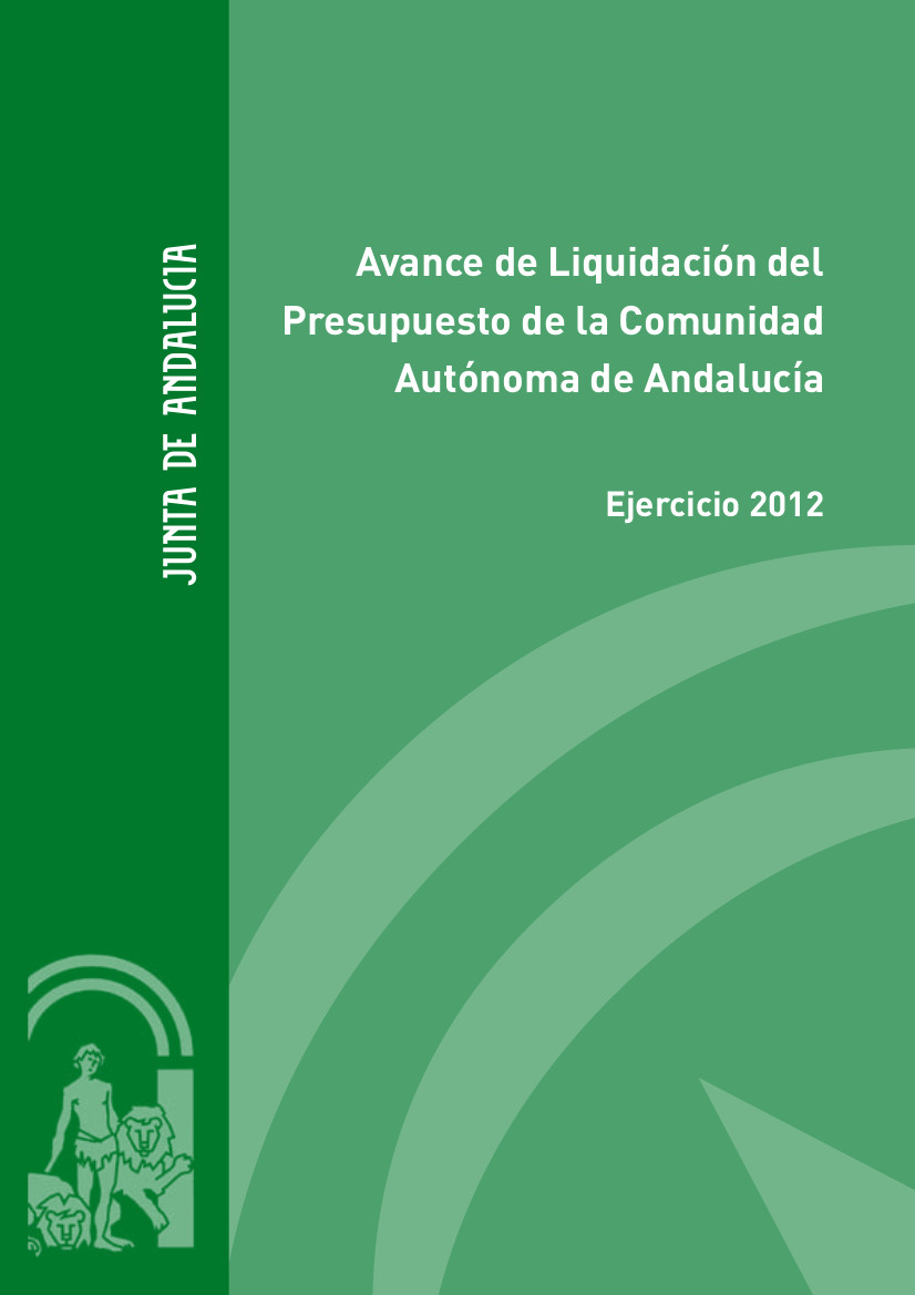 Avance de liquidación: Ejercicio 2012