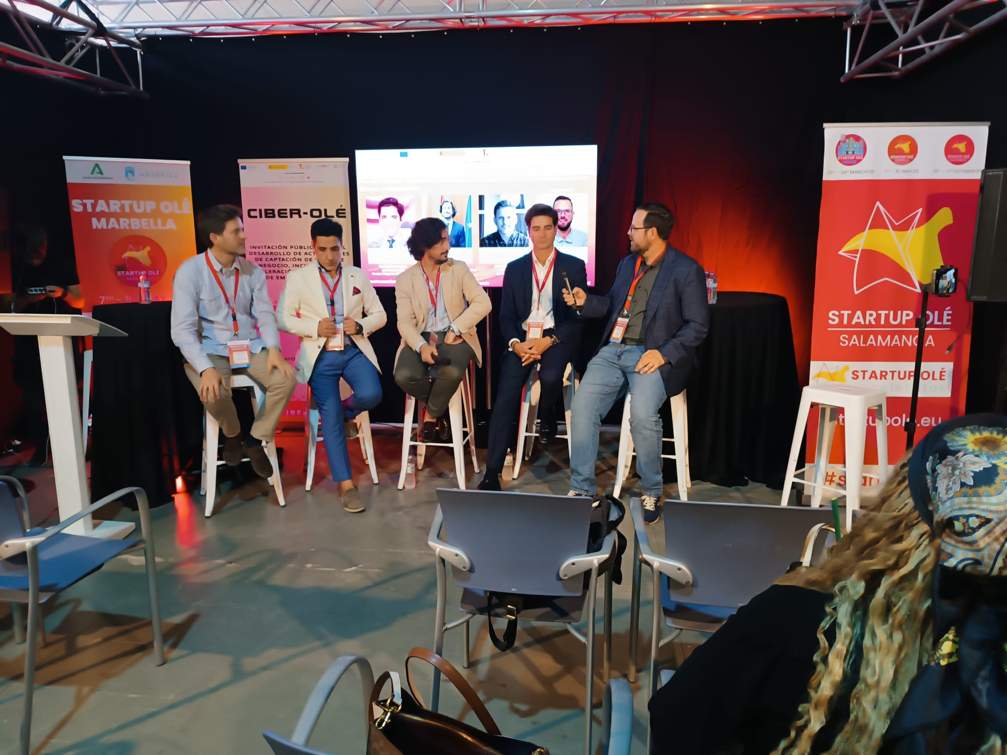 Javier González durante la edición de Startups Olé Marbella