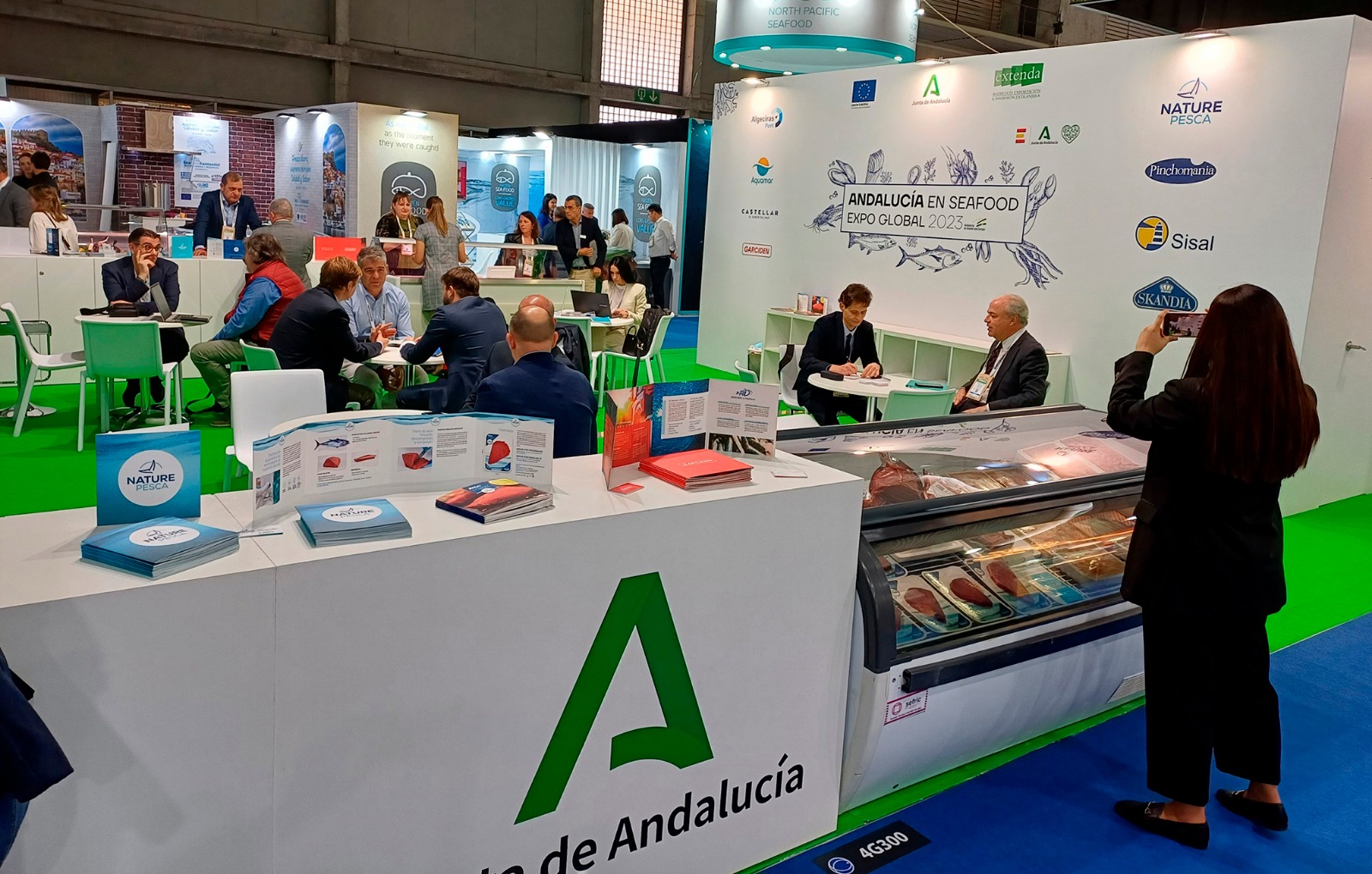 Stand de Andalucía en la ‘Seafood Expo Global’