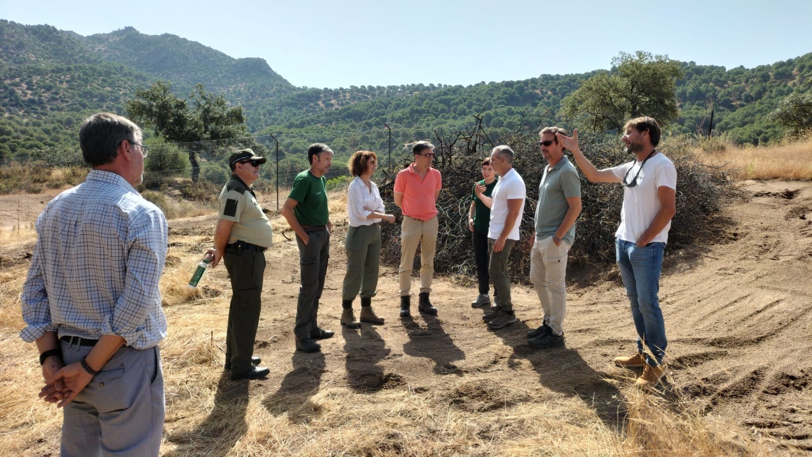 El delegado ha visitado los trabajos que se están desarrollando.
