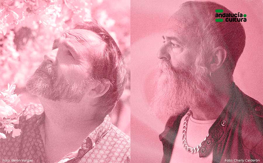 El poeta y periodista Braulio Ortiz Poole y el coreógrafo Guillermo Weickert