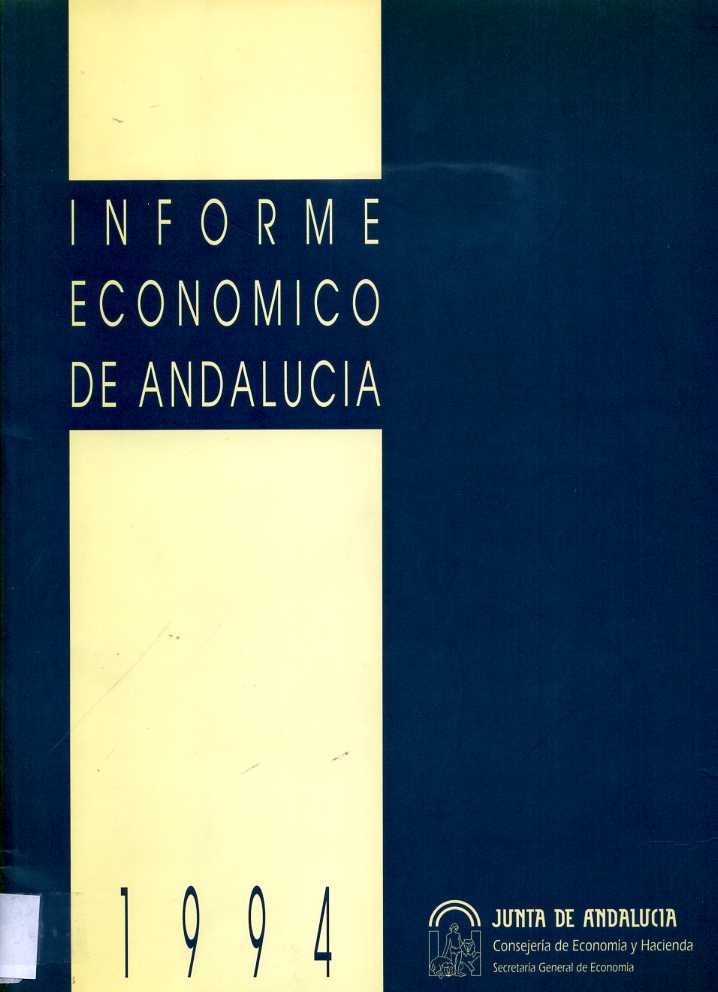 Informe económico de Andalucía: 1994
