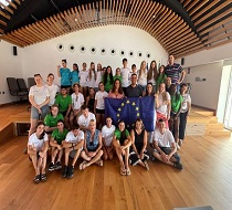 Jóvenes islandeses y andaluces en el intercambio Erasmus+ en Algarrobo