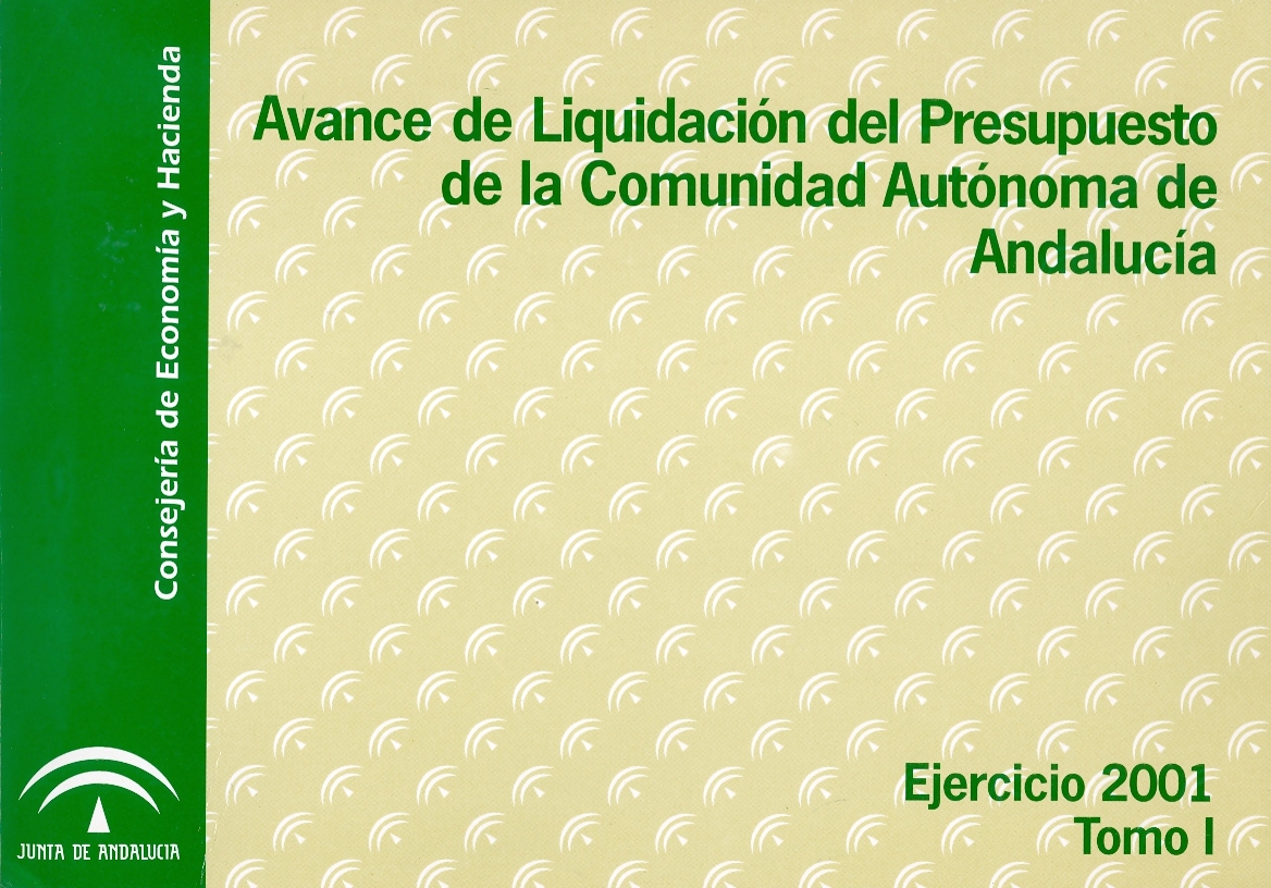 Avance de liquidación del Presupuesto - Andalucía - 2001