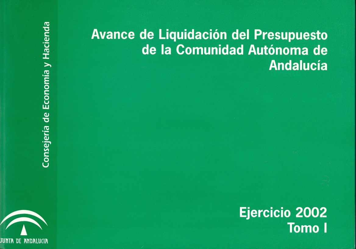 Avance de liquidación del Presupuesto - Andalucía - 2002