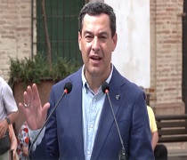 El presidente de la Junta de Andalucía, Juan Manuel Moreno, ha realizado unas declaraciones públicas con motivo de la muerte de joven de 21 años en la Feria de Málaga