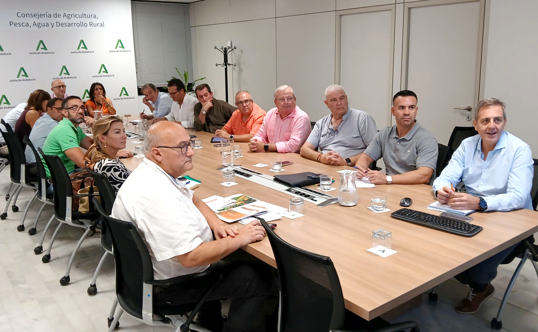 Presentación del aforo de cítricos de Andalucía 2025-2026 a representantes del sector