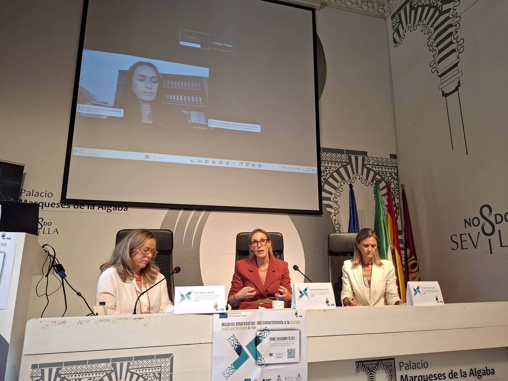 Lorena Garrido en la jornada ‘Mujeres empresarias, del conocimiento a la acción’