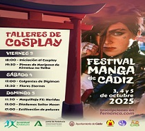 Talleres de cosplay en el Festival Manga de Cádiz