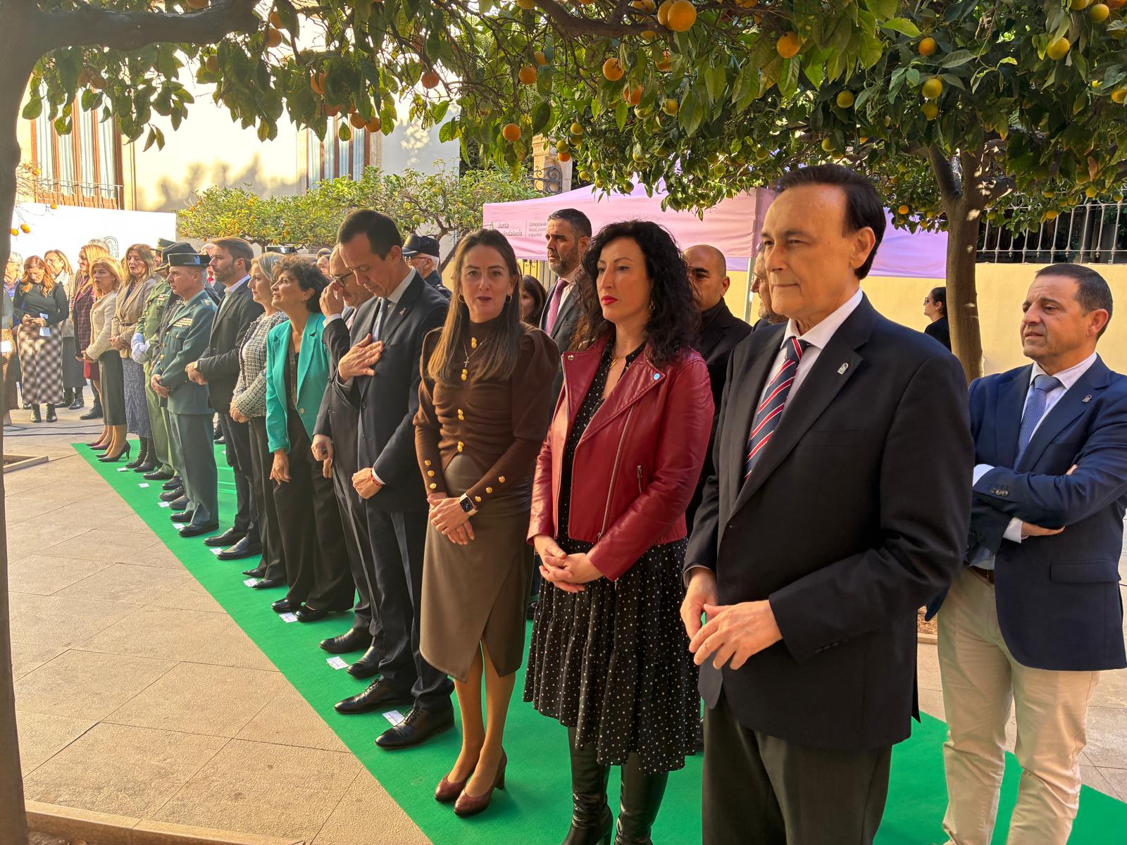 Villamandos durante la celebración del 25 N