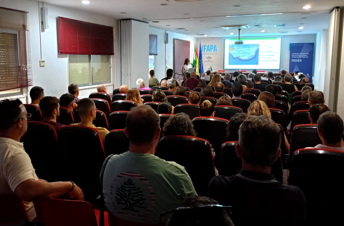 Presentación del proyecto del Ifapa sobre control biológico con enemigos naturales del Thrips parvispinus