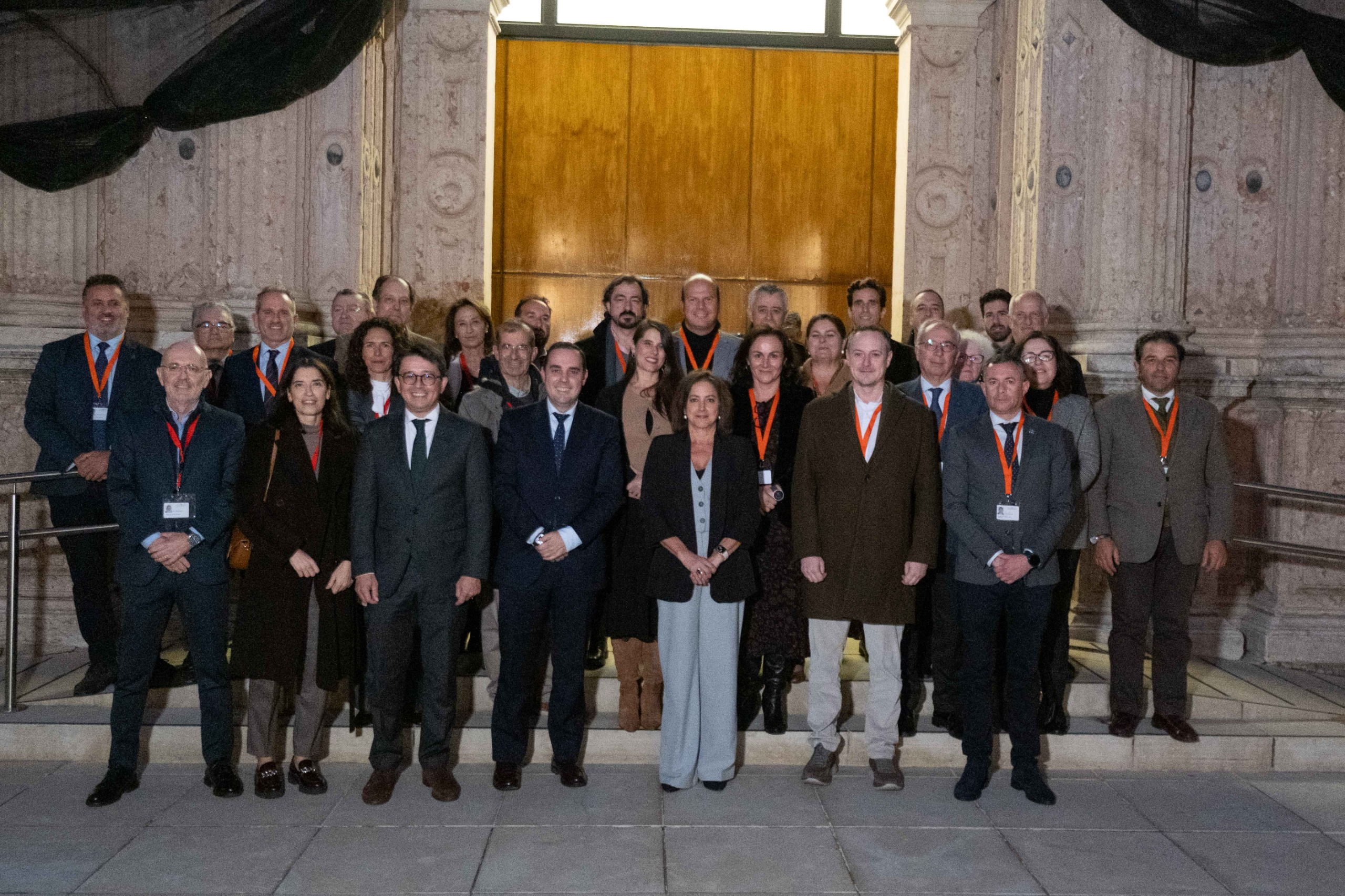 El equipo directivo de la Consejería, junto a los técnicos responsables de la elaboración de la LEMA y delegados territoriales.