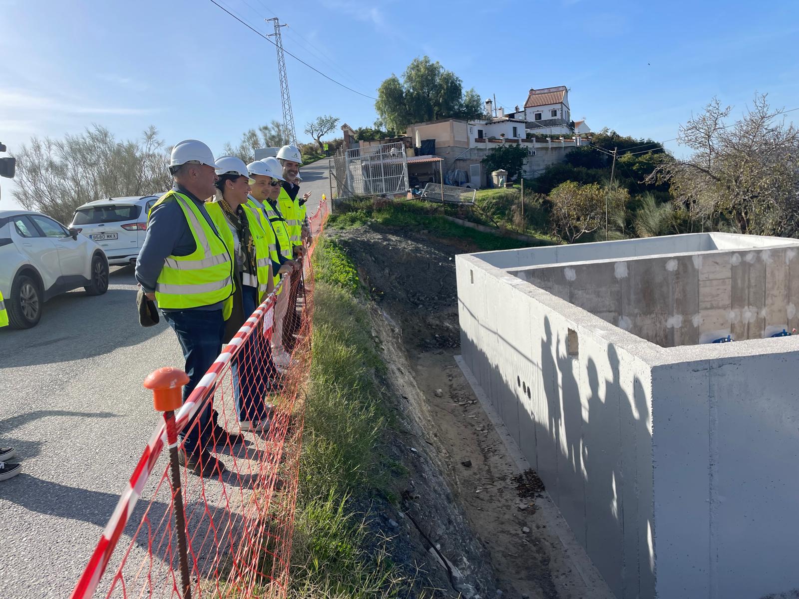 Ramón Fernández-Pacheco durante la visita a las obras
