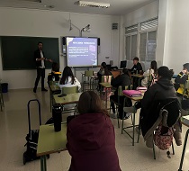 Estudiantes de Bedmar en los talleres de adicción a videojuegos