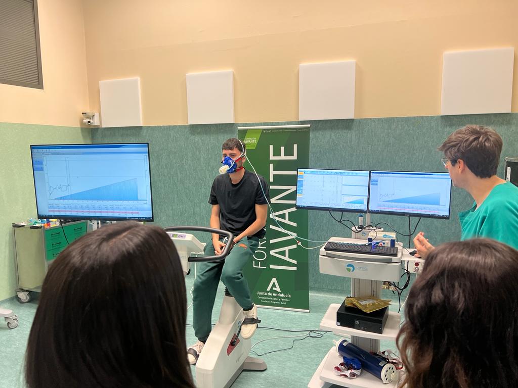 Prueba de esfuerzo en una actividad formativa de IAVANTE