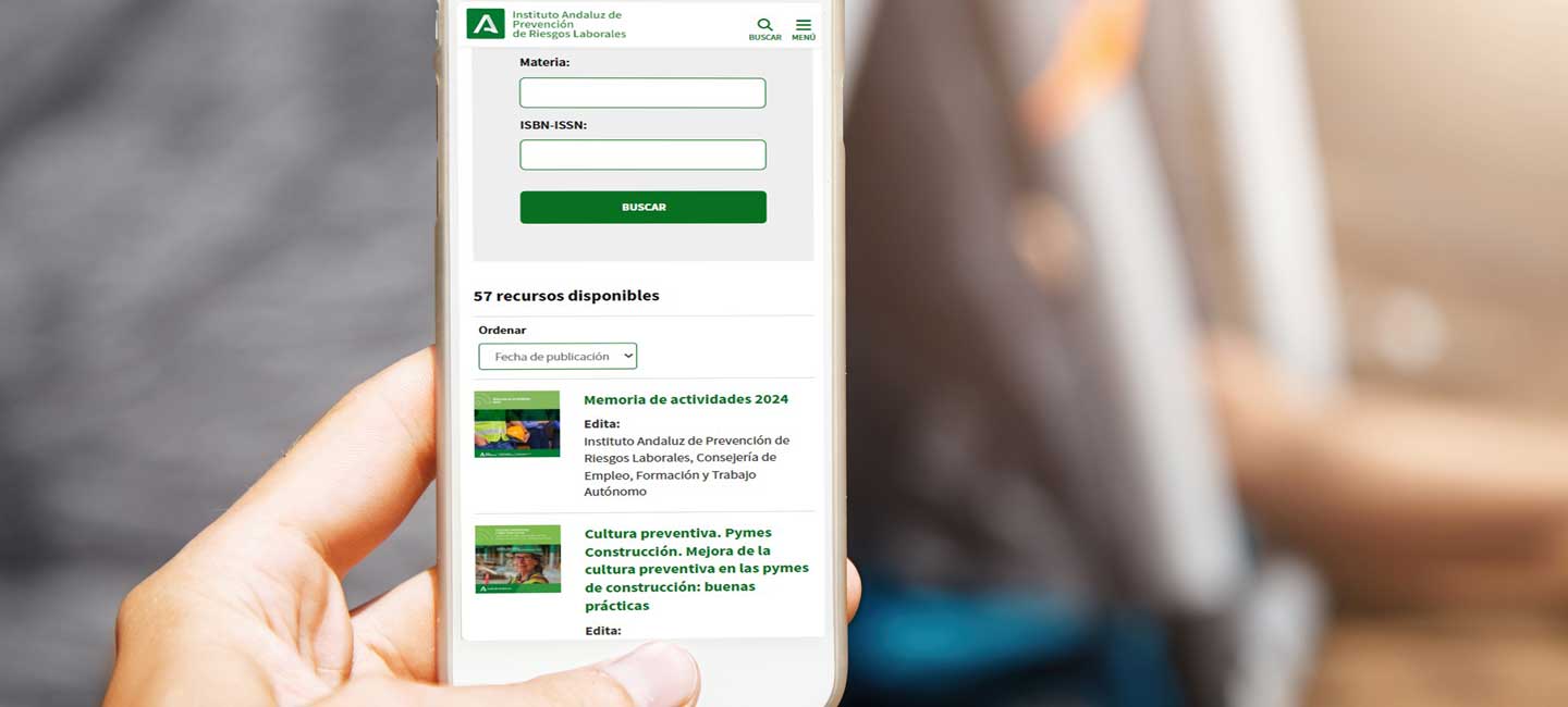 publicaciones del Instituto Andaluz de Prevención de Riesgos Laborales
