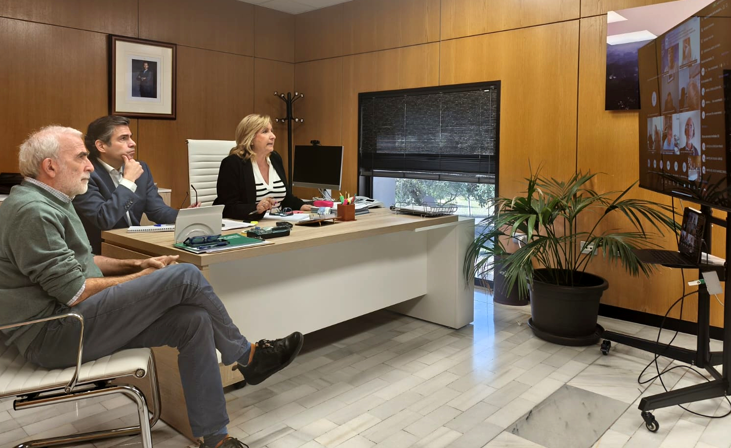 La viceconsejera preside una reunión telemática con representantes del sector pesquero andaluz