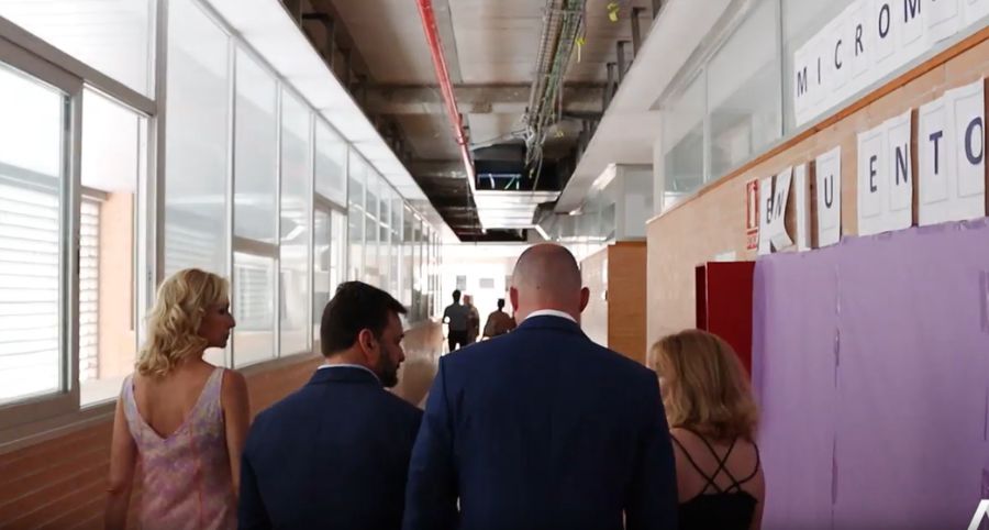 El consejero de Educación y Deporte, Manuel Alejandro Carden...