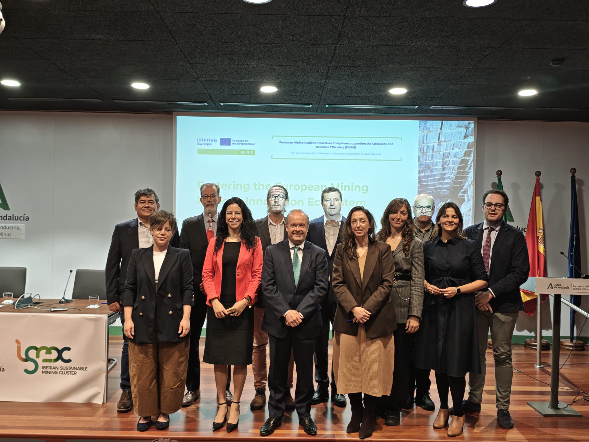 La Junta reúne a regiones mineras europeas para impulsar la innovación y la autonomía estratégica en materias primas.