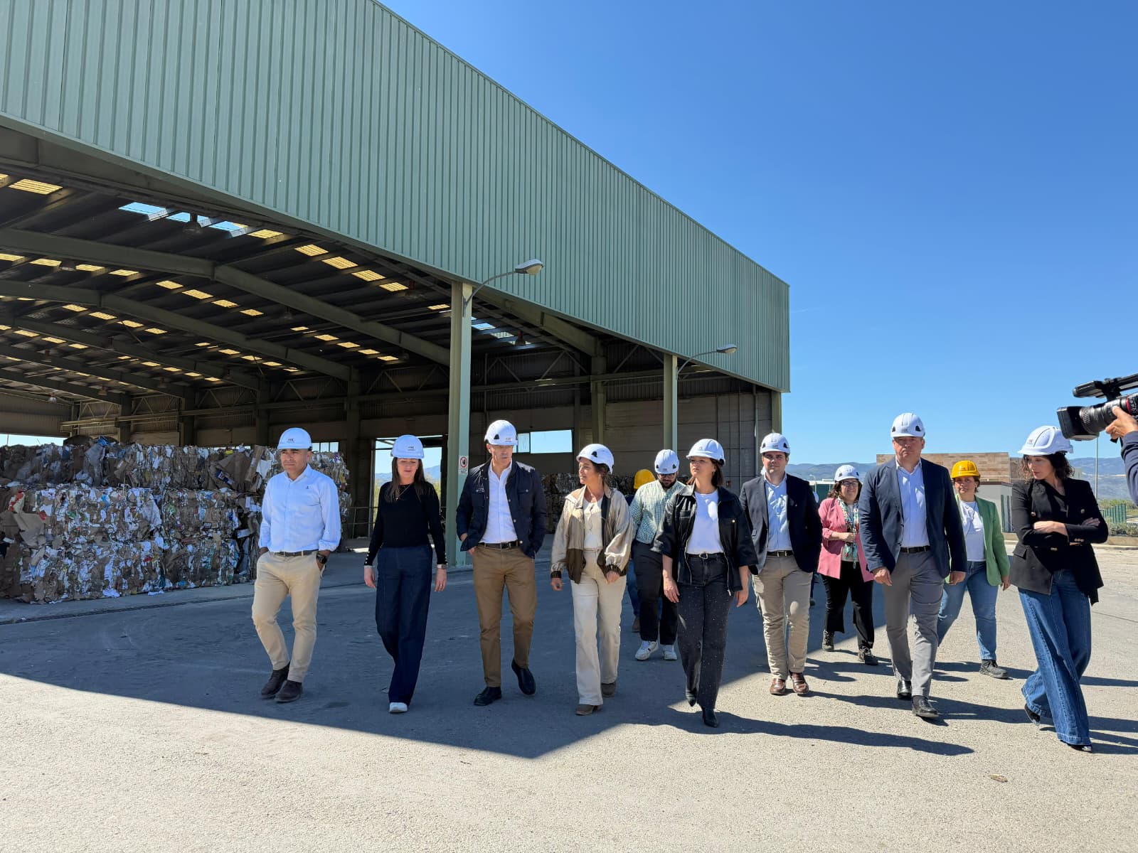 Visita al vertedero de la consejera.