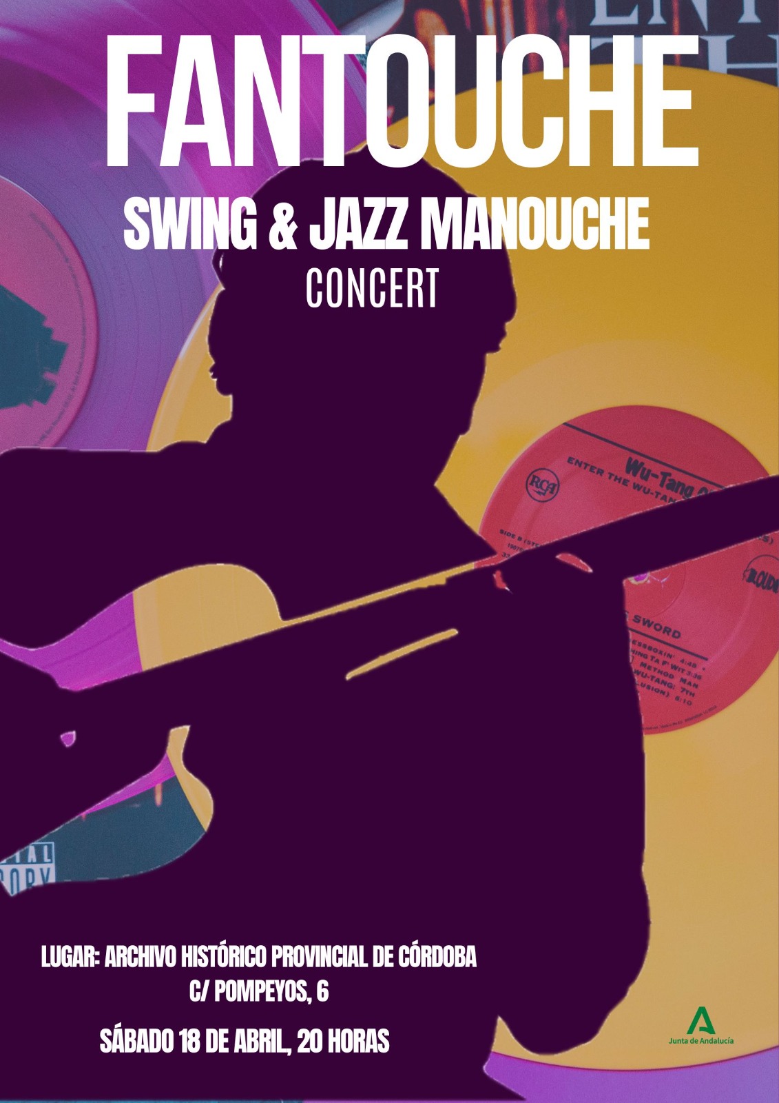 Concierto de swing & jazz manouche. Grupo FANTOUCHE