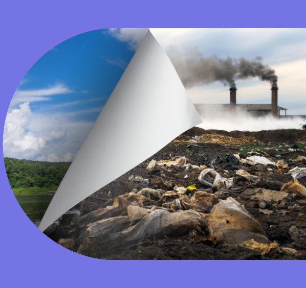 ilustración sobre cambio en el modelo de sostenibilidad de la calidad del aire