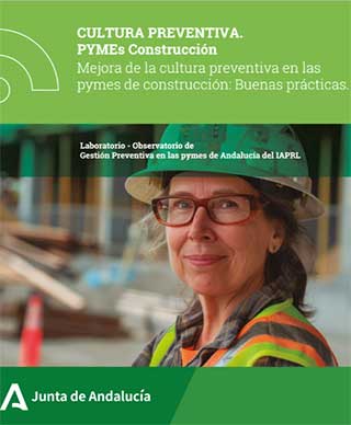 Portada guía Mejora de la cultura preventiva en la pymes de construcción: Buenas prácticas