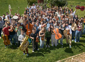 Componentes de la Orquesta Joven de Andalucía en el concierto de primavera 2025