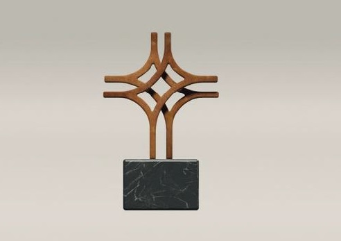 Escultura premio Meridiana