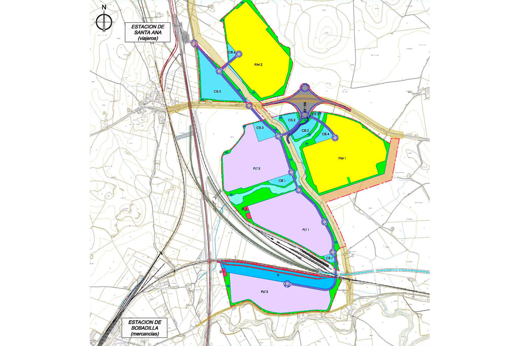 Plano Área Logística Antequera