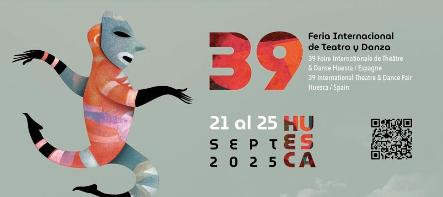 Cartel de la edición 2025 de la Feria de Teatro y Danza de Huesca